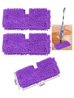 Purple Shark Steam Mop Pocket Pads – Pack of 2 for S2900‑S3900 series