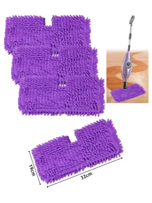 Purple Shark Steam Mop Pocket Pads - Pack of 3