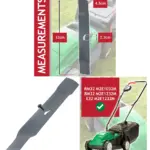 Qualcast 32cm Metal Lawn Mower Blade for RM32 + Replacement Screw