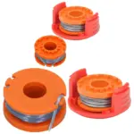 Qualcast CGT25 (CLGT1825D) Grass Trimmer Spool Cover & Line – 2 Pack