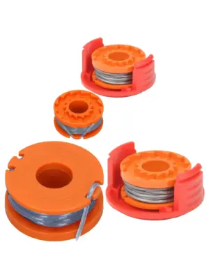 Qualcast CGT25 (CLGT1825D) Grass Trimmer Spool Cover & Line – 2 Pack