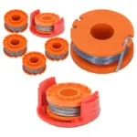 Qualcast CGT25 Grass Trimmer Spool Cover & Line Set - 5 Spools