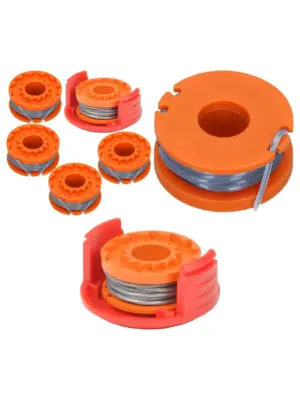 Qualcast CGT25 Grass Trimmer Spool Cover & Line Set - 5 Spools
