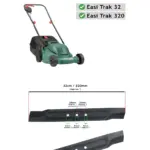 Qualcast EasiTrak 32cm Metal Rotary Blade – 320 Lawn Mower Spare