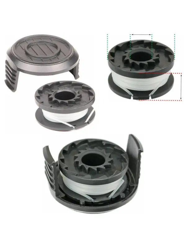 Qualcast GTLi18 Trimmer Line Spool with Cover - Replacement Set