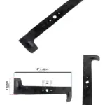 Qualcast Quadtrack 45 46cm Blade for Petrol Rotary Lawn Mower