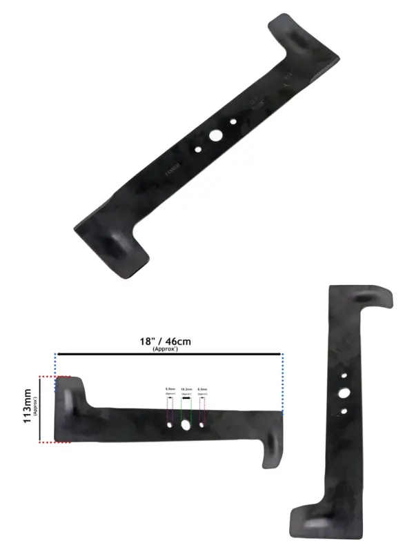 Qualcast Quadtrack 45 46cm Blade for Petrol Rotary Lawn Mower