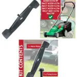 Qualcast RM37 37cm Metal Lawn Mower Blade with Fixing Screw