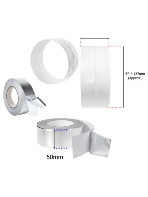 Range Hood Vent Kit – 5 Hose Extensions & 45m Aluminum Foil Tape
