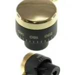 Rangemaster Classic Gold Oven Temperature Knob – 90‑110V Switch