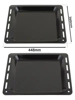 Rangemaster Enamel Baking Tray – 448×360×25 mm Oven Pan