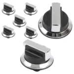 RangeMaster Replacement Control Knob Set - 5 for Cooker, Oven & Hob