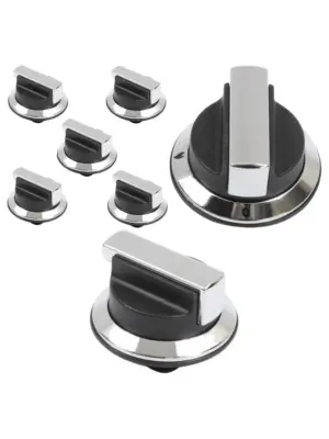 RangeMaster Replacement Control Knob Set - 5 for Cooker, Oven & Hob