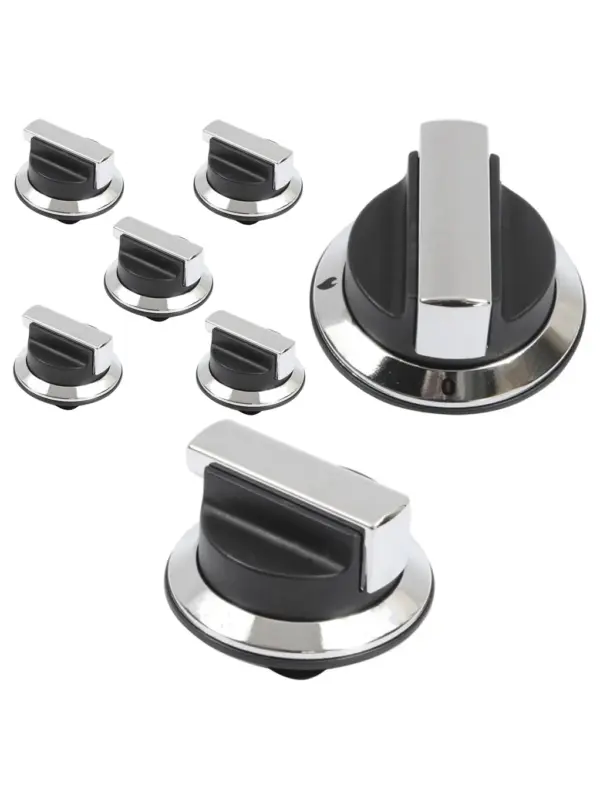 RangeMaster Replacement Control Knob Set - 5 for Cooker, Oven & Hob