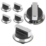 RangeMaster Replacement Control Knob Set for Cooker Oven Hob – 4 Pack