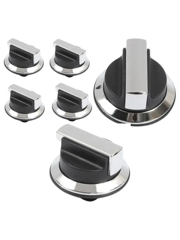 RangeMaster Replacement Control Knob Set for Cooker Oven Hob – 4 Pack