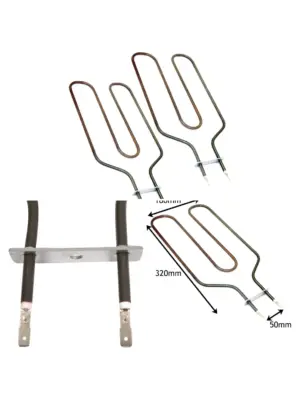 Rangemaster & Toledo 1150W Upper Grill Heating Element – 2 Pack
