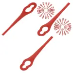 Red Plastic Replacement Blades for EINHELL 18Li Strimmer – Pack of 40