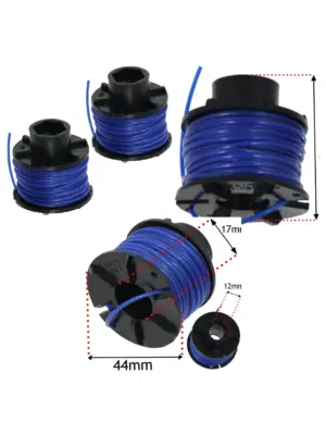 Replacement 10m Black & Decker Trimmer Line & Spool - 2 Pack