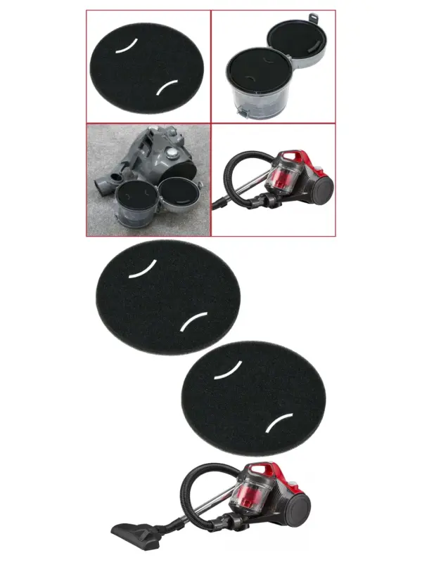 Replacement 2-Pack Foam Filters for Currys Essentials C700VC18 Vacuum