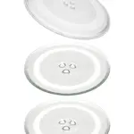 Replacement 284mm Glass Turntable Plate for Panasonic Microwaves
