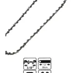 Replacement 45‑Link 30 cm Chainsaw Chain 12‑3/8″ for Bosch AKE‑30 Saw