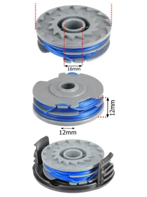 Replacement 5m 1.5mm Trimmer Line and Cap for QUALCAST GT2541