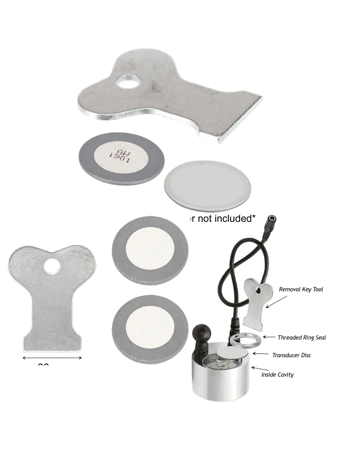 Replacement 8‑Pack Dimplex Opti‑Myst Heater Transducer Discs
