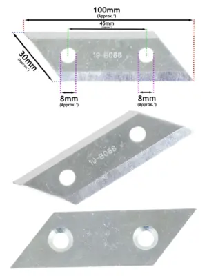 Replacement Alko Shredder Blade for 1600R/1800R/H2200