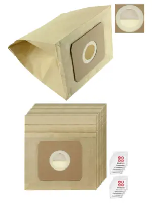 Replacement Argos Value Vacuum Dust Bags 10-Pack and Freshener Tabs