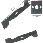 Replacement Blade for FLYMO Lawnchief Turbo 420/420S Chev Venturer