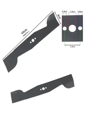 Replacement Blade for FLYMO Lawnchief Turbo 420/420S Chev Venturer