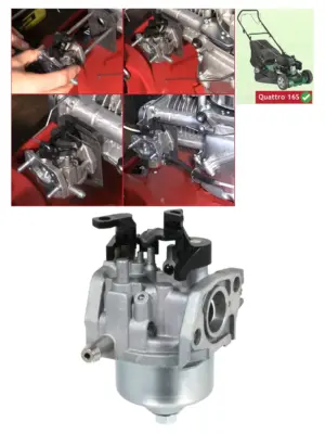 Replacement Carburetor for Atco GGP Quattro 16S 4‑in‑1 Lawn Mower
