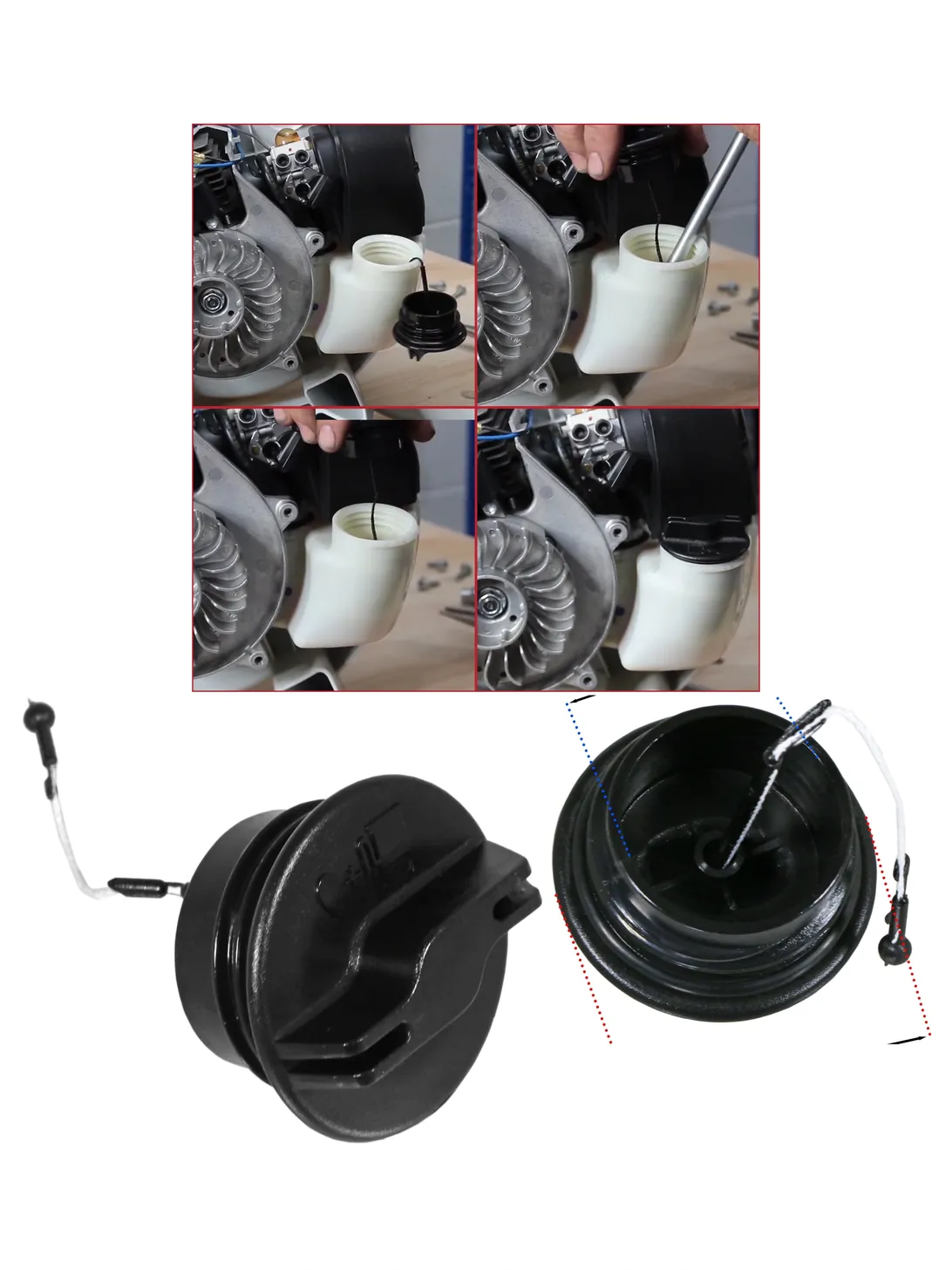 Replacement Fuel Cap for Stihl Trimmers