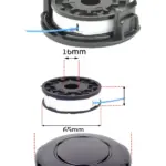 Replacement Line Spool Cover Cap for Qualcast GT2826 Trimmer