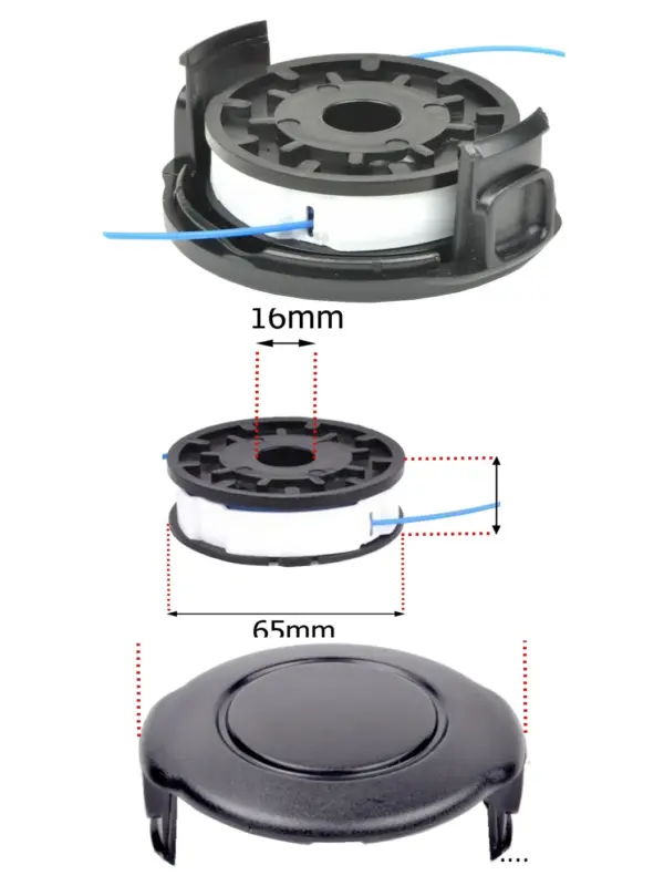 Replacement Line Spool Cover Cap for Qualcast GT2826 Trimmer