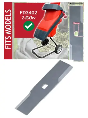 Replacement Metal Blade for Sovereign FD2402 Garden Shredder 19.5cm