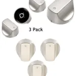 Replacement Silver Hotpoint Oven Control Knob Switch – 3 Pack