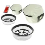 Reusable Zip Dust Bag + 11 Filters for Henry Hetty 160 Cordless Vacuum