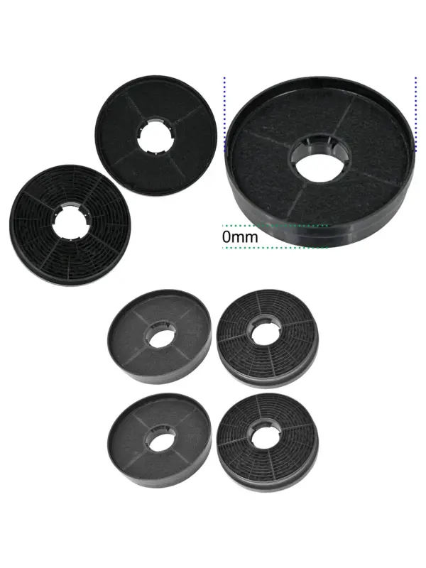 Rosieres RHT63002 Carbon Filter for Cooker Hood Vent Fan – 4 Pack