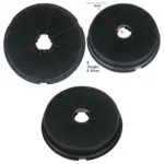 Round Charcoal Vent Filter for Homeking FW90.3SS Kitchen Hood