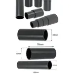 Rowenta Extractor Adapter Set - 6 Sizes (26-38mm) for Sander/Planer