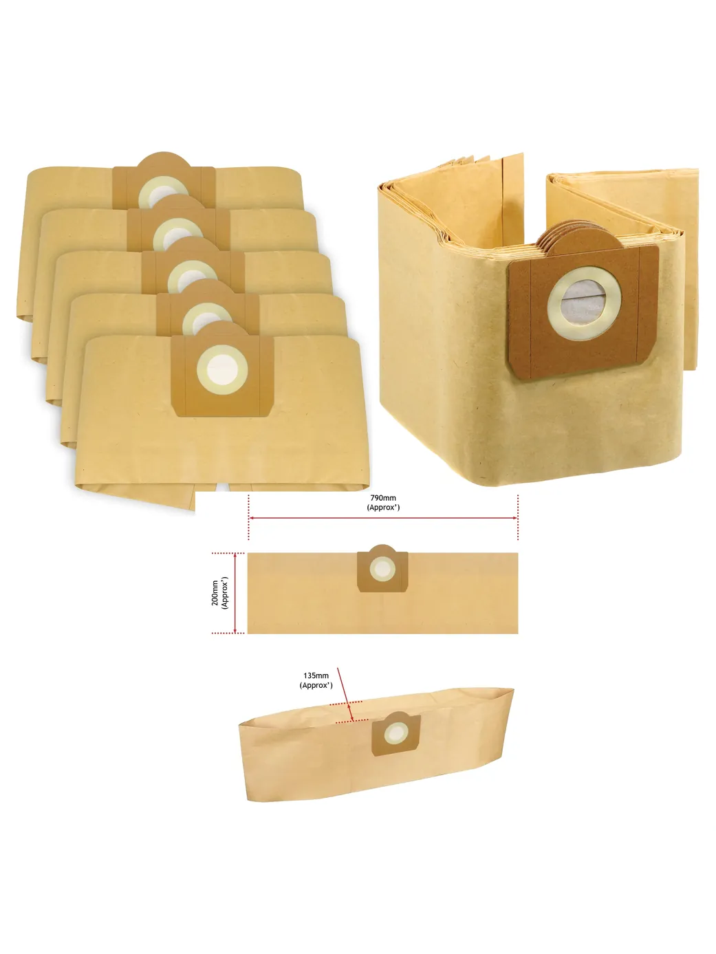 Rowenta RU11 Vacuum Cleaner Replacement Dust Bag – High Capacity