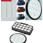 Rowenta Silence Force X-trem Power Cyclonic Vacuum HEPA Filter Kit