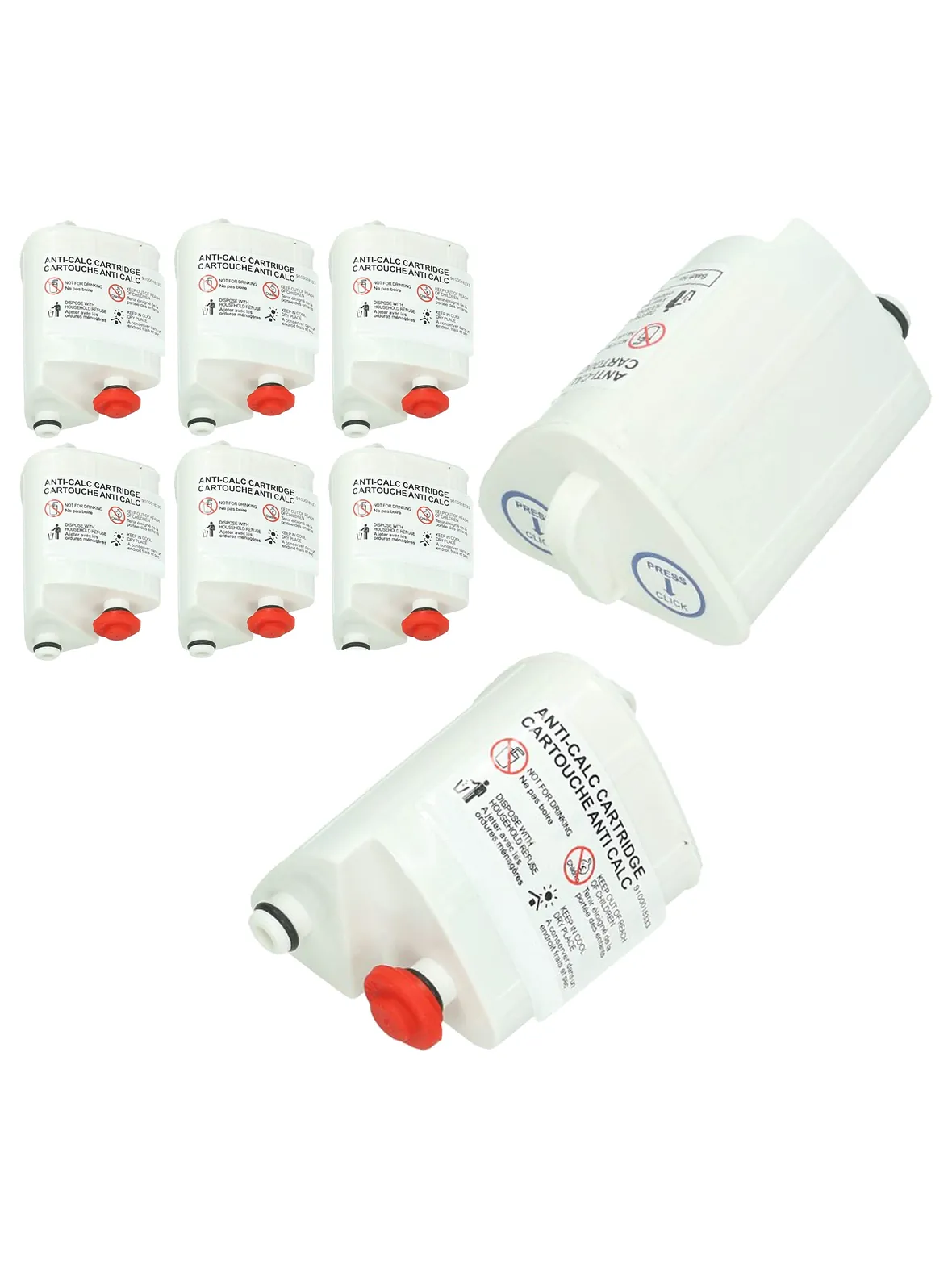Rowenta Steam Iron Anti-Calc Filter Cartridges Pack of 6 XD9060E0