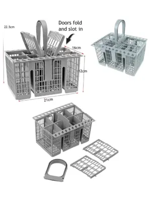 Russell Hobbs Dishwasher Cutlery Basket – Utensil Rack Insert