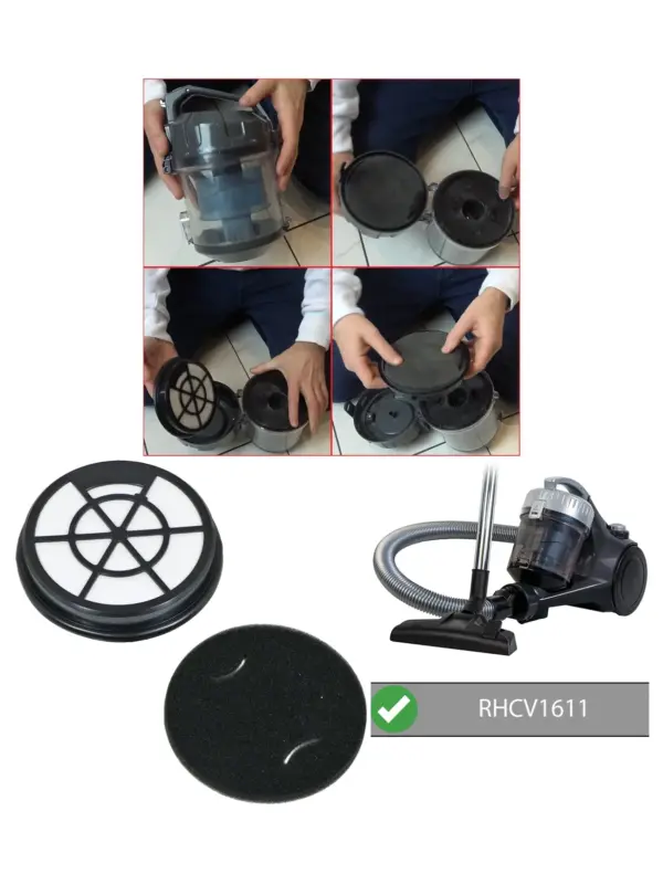 Russell Hobbs RHCV1611 Foam Filter Kit Compact XS Vacuum Replacement