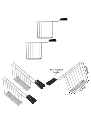 Russell Hobbs Toastie Rack with Drip Tray – 2‑Piece Sandwich Holder