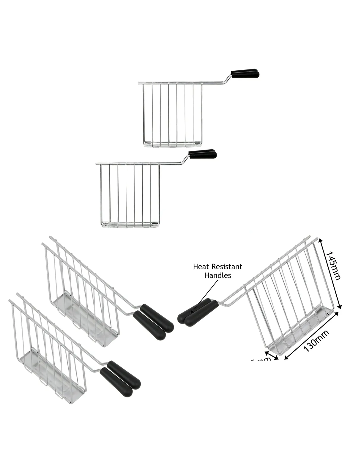 Russell Hobbs Toastie Rack with Drip Tray – 2‑Piece Sandwich Holder