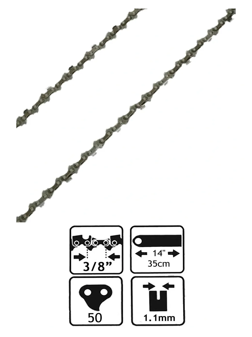 Ryobi CS1835 Replacement Chainsaw Chain 50-Drive Link 35cm